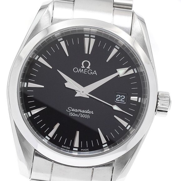 OMEGA Seamaster Aqua Terra 2518.50 Date Black Dial Quartz Boy's Watch_888167 - Picture 1 of 6